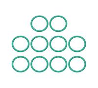 sourcing map 10 Pcs Fluorine Rubber O-Rings 25mm OD 20.2mm ID 2.4mm Width Round Sealing O Ring Seal Gasket for Industrial Engines Plumbing Faucet Hose Automotive