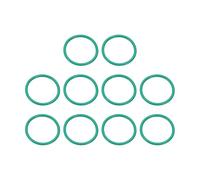 sourcing map 10 Pcs Fluorine Rubber O-Rings 30mm OD 25.2mm ID 2.4mm Width Round Sealing O Ring Seal Gasket for Industrial Engines Plumbing Faucet Hose Automotive