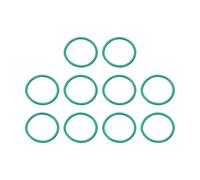 sourcing map 10 Pcs Fluorine Rubber O-Rings 32mm OD 27.2mm ID 2.4mm Width Round Sealing O Ring Seal Gasket for Industrial Engines Plumbing Faucet Hose Automotive
