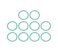 sourcing map 10 Pcs Fluorine Rubber O-Rings 38mm OD 33.2mm ID 2.4mm Width Round Sealing O Ring Seal Gasket for Industrial Engines Plumbing Faucet Hose Automotive