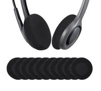 sourcing map 10 Pcs Foam Ear Pads Replacement Cushions (1.97"/50mm) - Universal High Density, Soft Headphone Sponge Covers for Music/Gaming, Fits Most Standard Size Telephone/Headsets