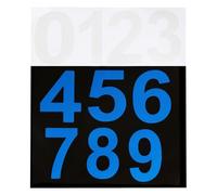 sourcing map 10 Pcs Glow in The Dark Number Decals Decor, Blue Luminous Adhesive Wall Stickers, 3D Glowing Stickers for Ceiling Bedroom Bedding Room Decoration