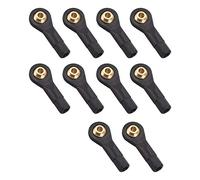 sourcing map 10 Pcs M2 2.0xL19mm Lever Steering Linkage Tie Rod End Ball Head End without Screws and Nut for RC Robot