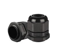 sourcing map 10 Pcs M24 Waterproof IP68 Nylon Cable Gland Joint Adjustable Locknut for 12mm-15mm Dia Cable Wire