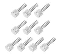 sourcing map 10 Pcs M4 x 16mm Knurled Thumb Screws, 304 Stainless Steel Flat Head Knurled Fully Threaded Thumbscrew Bolts Fasteners for Home, Electronic, Machine