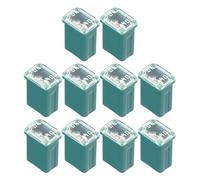 sourcing map 10 Pcs Micro Cartridge Fuses 40A 32V Slow-Blow Automotive Fuse Kit for Car Electrical Protection