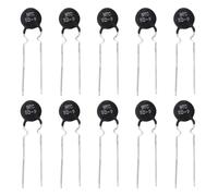 sourcing map 10 Pcs NTC 5D-9 5 Ohm MF72 Power Direct Heat Type Negative Temperature Coefficient Thermistor Temperature Sensors