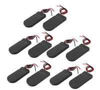 sourcing map 10 PCS ON/OFF Switch 2 x 3V Cell Button Battery Holder for LED