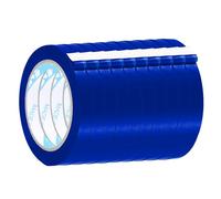 sourcing map 10 Pcs Poly Bag Sealing Tape, 1/2" x 98.4 Yard Plastic Bag Sealer Tape Packaging Sealing for Shops Packaging Food Vegetable Meat Cake Bread Freezer Ice, Navy Blue