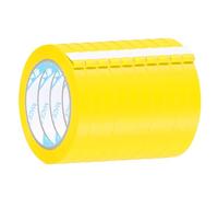 sourcing map 10 Pcs Poly Bag Sealing Tape, 1/2" x 98.4 Yard Plastic Bag Sealer Tape Packaging Sealing for Shops Packaging Food Vegetable Meat Cake Bread Freezer Ice, Yellow