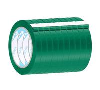 sourcing map 10 Pcs Poly Bag Sealing Tape, 1/2" x 98.4 Yard Plastic Bag Sealer Tape Packaging Sealing for Shops Packaging Food Vegetable Meat Cake Bread Freezer Ice, Dark Green