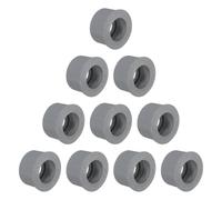 sourcing map 10 Pcs PVC DWV Reducer Bushing 1-1/2" x 1"(Socket x Socket) Thread Coupling Connectors PVC Pipe Reducer Adapter Fitting for Pipe Connecting Home Sewer Plumbing, Grey
