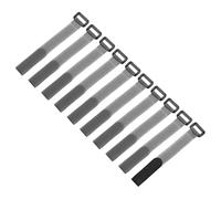 sourcing map 10 Pcs Reusable Battery Tie Down Straps 20mm x 20cm Nylon Multipurpose Battery Hold Down Adjustable Cinch Strap Hook Loop Fastening Tie for Quadcopters FPV RC Drone Boat Car, Grey