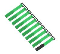 sourcing map 10 Pcs Reusable Battery Tie Down Straps 20mm x 20cm Nylon Multipurpose Battery Hold Down Adjustable Cinch Strap Hook Loop Fastening Tie for Quadcopters FPV RC Drone Boat Car, Green