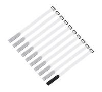 sourcing map 10 Pcs Reusable Battery Tie Down Straps 20mm x 40cm Nylon Multipurpose Battery Hold Down Adjustable Cinch Strap Hook Loop Fastening Tie for Quadcopters FPV RC Drone Boat Car, White