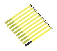 sourcing map 10 Pcs Reusable Battery Tie Down Straps 20mm x 40cm Nylon Multipurpose Battery Hold Down Adjustable Cinch Strap Hook Loop Fastening Tie for FPV RC Drone Boat Car, Yellow