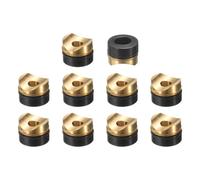 sourcing map 10 Pcs Seal Tip Gaskets, Airless Paint Sprayer Replace Gaskets Seal Tip Gaskets, Brass(Upgrade)