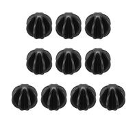 sourcing map 10 Pcs Shaker Ball, 1.8" Protein Shaker Ball Plastic Stirring Mixer Whisk Shaker Replacement for Shake Drinking Bottle Cup Protein Bottle Sports Drink, Black