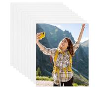 sourcing map 10 PCS Sublimation Metal Photo Blanks 6"x8", 0.45mm(0.018") Aluminum Photo Sign Blanks Poster Frame for DIY Printing, Wall Decor, Bedroom Living Room