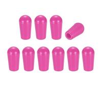 sourcing map 10 Pcs Switch Tip Knob for Electric Guitar, 8/32" Thread 5-Way 3-Way Toggle Switch Cap, Durable Replacement Parts for Import Style Electric Guitar, Purple