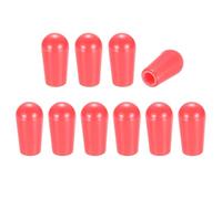 sourcing map 10 Pcs Switch Tip Knob for Electric Guitar, 8/32" Thread 5-Way 3-Way Toggle Switch Cap, Durable Replacement Parts for Import Style Electric Guitar, Pink