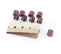sourcing map 10 Pcs T6.3A 6.3A 250V TR5/5TR Miniature Micro Slow Blow Fuse for Electronic Parts PCB LCD Repair Replacement
