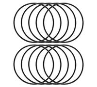 sourcing map 10 Pcs Universal Sewing Machine Motor Stretch Belt 440mm/17.3" Perimeter, 5mm Belt Thick for Sewing Machine Motor Seal Repair