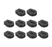sourcing map 10 Pcs Wheeled Cord Locks for Drawstring Plastic Toggle Slider Stopper End Cord Slider Replacement for Backpack Shoelace Hat Bungee Shock Cord, 0.8x0.9 Inch