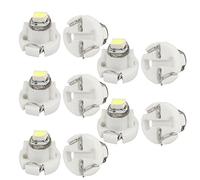 sourcing map 10 Pcs White 3020 SMD 1-LED Gauge Light Bulb T3 for Auto Car Internal