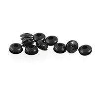 sourcing map 10 Pcs Wire Protective Rubber 3mm Double Side Grommets