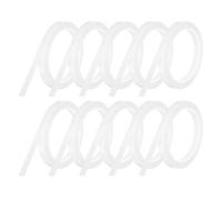 sourcing map 10 Rolls Whiteboard Tape Graphic Chart Tape 10mm 54.7 Yard Art Tape Thin Self-Adhesive Pinstripe Tape Masking Tape for Gift Wrapping Craft Supplies, White