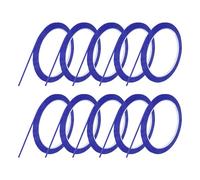 sourcing map 10 Rolls Whiteboard Tape Graphic Chart Tape 3mm 54.7 Yard Art Tape Thin Self-Adhesive Pinstripe Tape Masking Tape for Gift Wrapping Craft Supplies, Blue