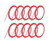 sourcing map 10 Rolls Whiteboard Tape Graphic Chart Tape 3mm 54.7 Yard Art Tape Thin Self-Adhesive Pinstripe Tape Masking Tape for Gift Wrapping Craft Supplies, Red