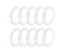 sourcing map 10 Rolls Whiteboard Tape Graphic Chart Tape 3mm 54.7 Yard Art Tape Thin Self-Adhesive Pinstripe Tape Masking Tape for Gift Wrapping Craft Supplies, Clear