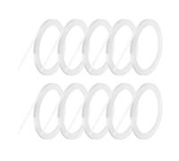 sourcing map 10 Rolls Whiteboard Tape Graphic Chart Tape 5mm 54.7 Yard Art Tape Thin Self-Adhesive Pinstripe Tape Masking Tape for Gift Wrapping Craft Supplies, Clear