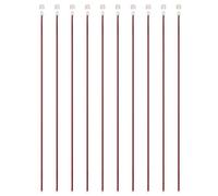 sourcing map 10 Set Mini Micro SH1.0 2 Pin Single Head Male Connector Plug with 28 AWG 200mm Wire Cable and Female Motherboard Connector for Speakers LED Light Strips Small Appliances