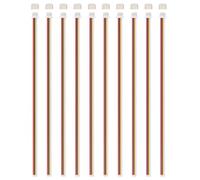 sourcing map 10 Set Mini Micro SH1.0 4 Pin Single Head Male Connector Plug with 28 AWG 150mm Wire Cable and Female Motherboard Connector for Speakers LED Light Strips Small Appliances