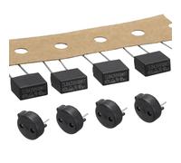 sourcing map 10 Set Miniature Square Slow Blow Micro Fuses with Holders,T3.15A 250V for Protecting Household Appliances and Electronic Instruments, Black