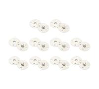 sourcing map 10 Sets Sewing Snap Buttons, 15mm Invisible Press Studs Buttons Sew-on Metal Snap Fasteners Zinc Alloy for Clothes DIY Crafts Sewing Accessories Haberdashery, Beige