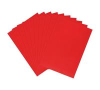 sourcing map 10 Sheet Corrugated Cardboard Paper, 20 x 14 Inch Corrugated Wrap Paper Sheet Flat Cardboard Insert for DIY Art Crafts Packing Shipping Mailing, Red