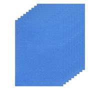 sourcing map 10 Sheet Dark Blue Glitter Card Stock, 8"x11" A4 Shimmer Paper,250gsm One-Sided Cardstock for DIY Crafts, Scrapbooking, Party Decorations, Invitations