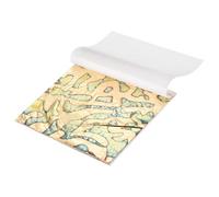 sourcing map 10 Sheet Gold Leaf Sheets, 5.5"x5.5" Imitation Gold Foil Sheets Variegated Booklet Paper for Crafts, Picture Frames, Nails and DIY Arts Decoration,Black Ancient Spots