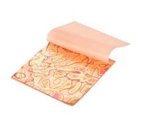 sourcing map 10 Sheet Gold Leaf Sheets, 5.5"x5.5" Imitation Gold Foil Sheets Variegated Booklet Paper for Crafts, Picture Frames, Nails and DIY Arts Decoration,Path