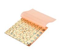 sourcing map 10 Sheet Gold Leaf Sheets, 5.5"x5.5" Imitation Gold Foil Sheets Variegated Booklet Paper for Crafts, Picture Frames, Nails and DIY Arts Decoration,Five-Pointed Star Foil