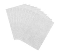 sourcing map 10 Sheets Glitter Foam Sheets Craft 7.9 x 11.8 Inch Adhesive Sheets EVA Foam Sheets for Art Crafts Projects Scrapbook Gift DIY Cutters Card Party Decoration,White