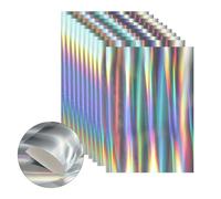 sourcing map 10 Sheets Metallic Foil Paper, A4 Thick 250gsm Cardstock Foil 8.3" x 11.7" Shiny Mirror Glitter Paper Sheets for Crafts Scrapbooks Cards Party Decorations, Beam