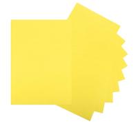 sourcing map 10 Sheets Yellow Cardstock Printer Paper 8.5" x 11" A4 Thick Paper Sheet 250gsm/170lb Bulk Card Stock for Printer DIY Scrapbook Menus Cards Invitations and Crafts