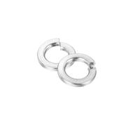 sourcing map #10 Split Lock Washer, 100Pcs 304 Stainless Steel Spring Lock Washers Metal Split Ring Washer for Screw Bolts Machinery