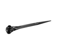 sourcing map 10 x 12mm Hexagon Scaffold Podger Ratchet Spanner Ratcheting Socket Wrench Tool (Black)