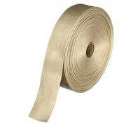 sourcing map 10 Yard 25mm PU Faux Leather Strips, Fold Over Leather Strap Roll Double Sided Faux Supplies for DIY Craft Projects, Gold